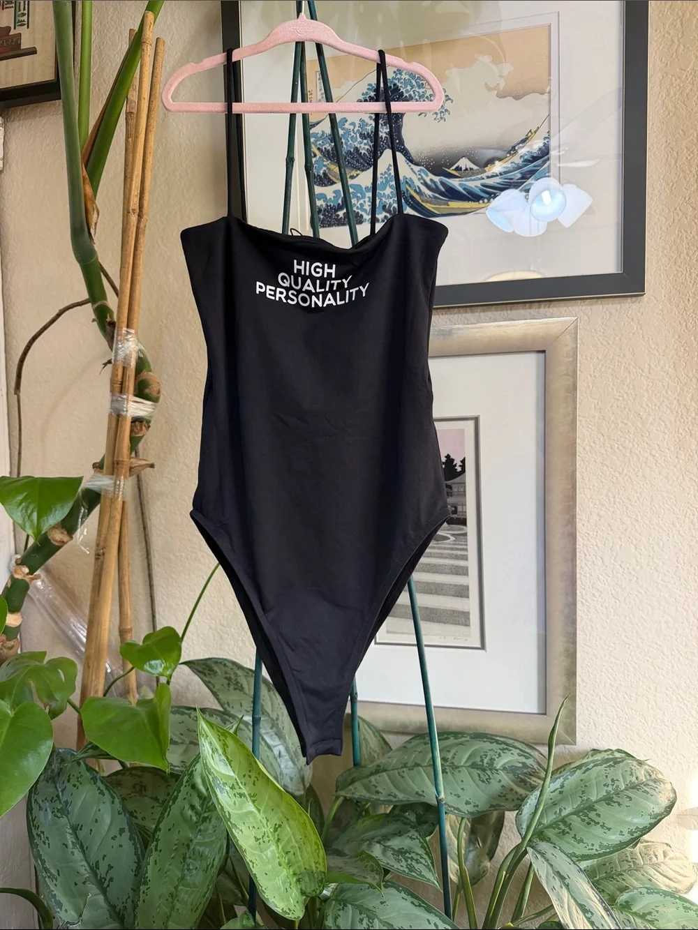 ZARA “High Quality Personality” bodysuit